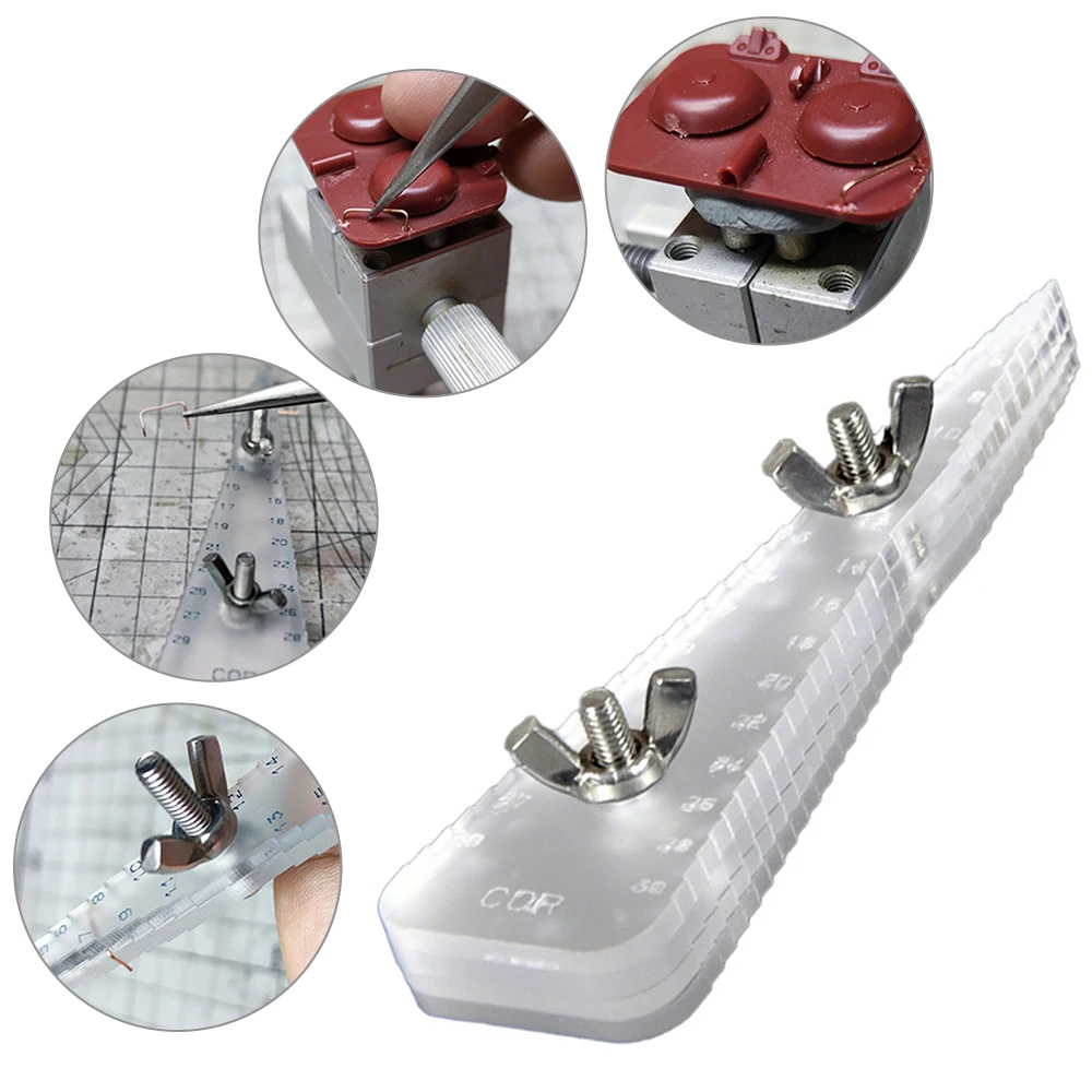 Metallrohrbieger mit Skala, ideal für Modellbau, Handläufe, Bastelwerkzeug, Stange, Kupferbieger, Modell, DIY, Stangengriffbieger – Detail 1