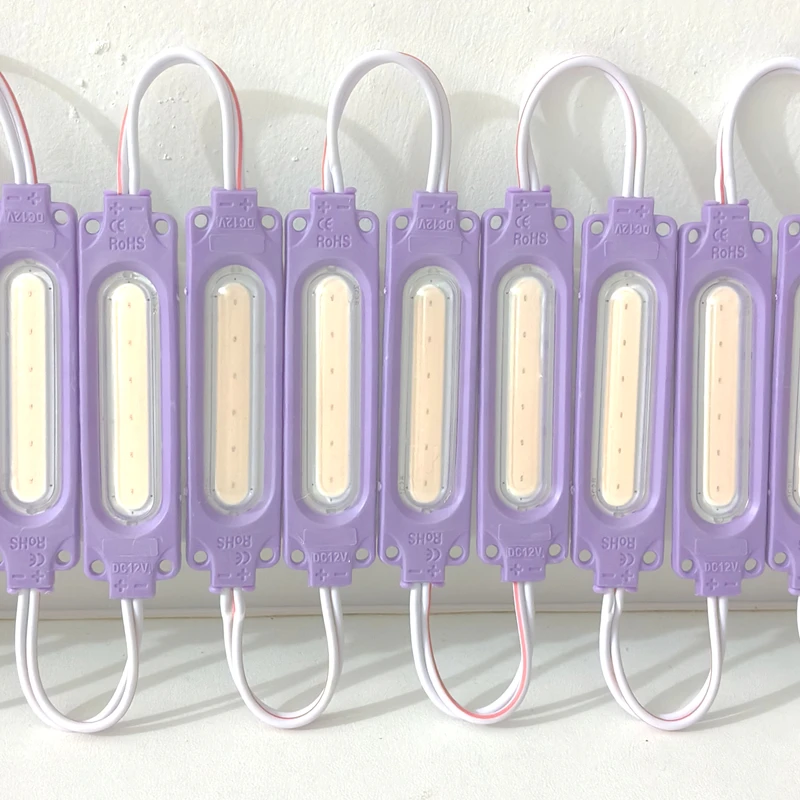10/20pcs 12V Injection with Lens COB LED Module Bright LED COB Module Light IP65 Waterproof Backlight for Sign Channel Letter