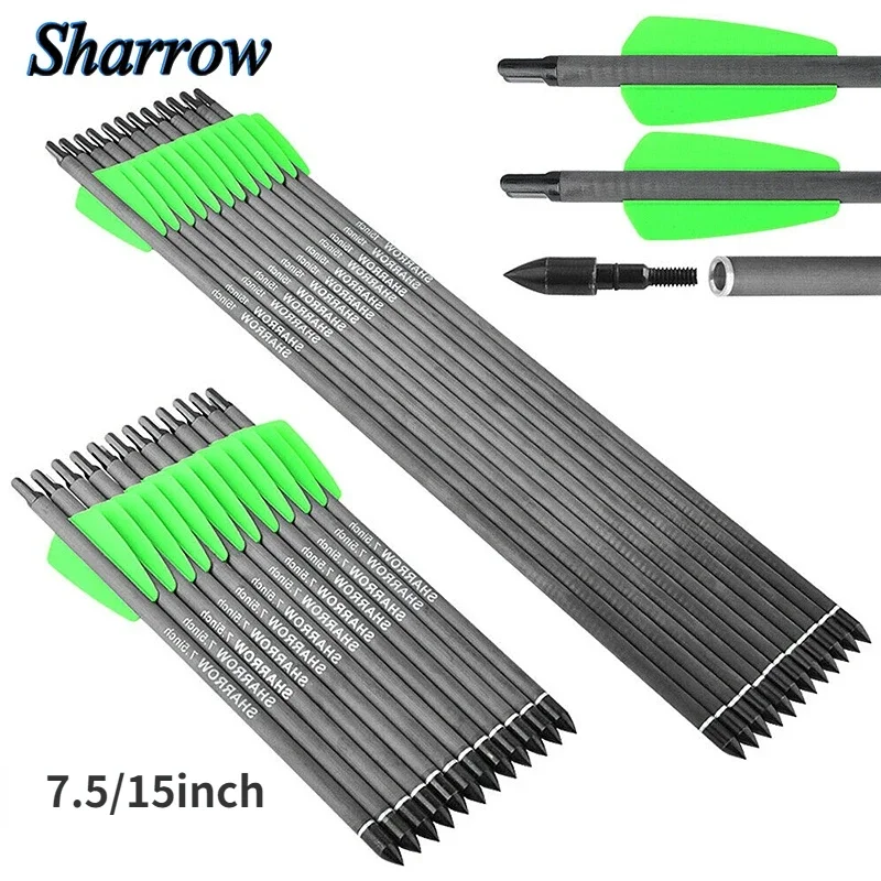 Prix raisonnable ID6.2mm Colonne Vertébrale 250-800 Tir À L'arc Recurve arc et f