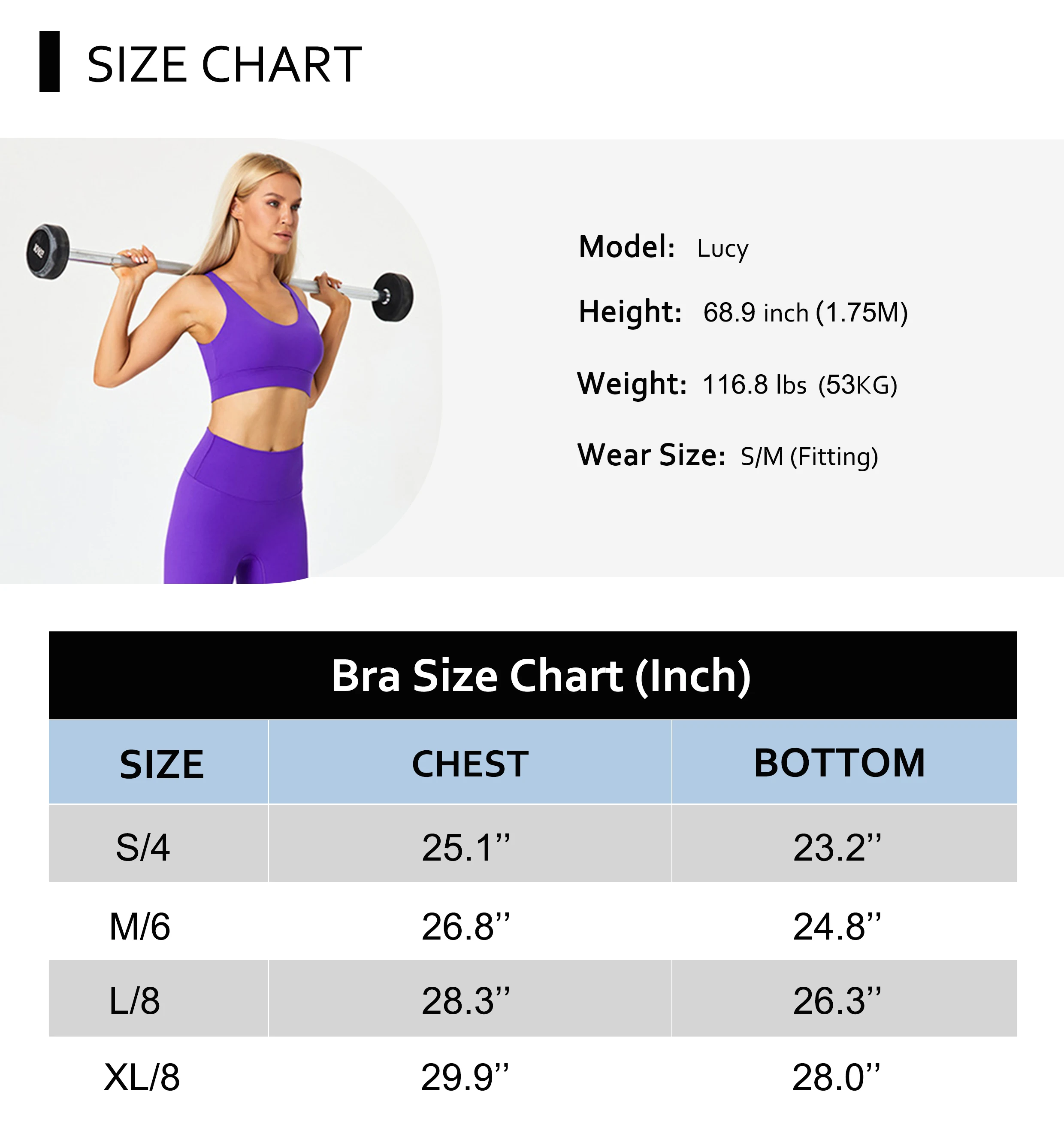 Buffbunny Sports Bra Active Tops Sexy Gym Stretchy Supportive Soft Top Comfort Fitness Outdoor Cycling Sports Running Yoga Bra