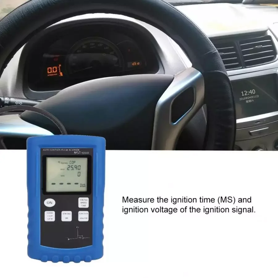 MST-1000 Automobile Ignition Coil Test Tool with Spark KVOLT Calibration Function Ignition Spark Tester car coil tester