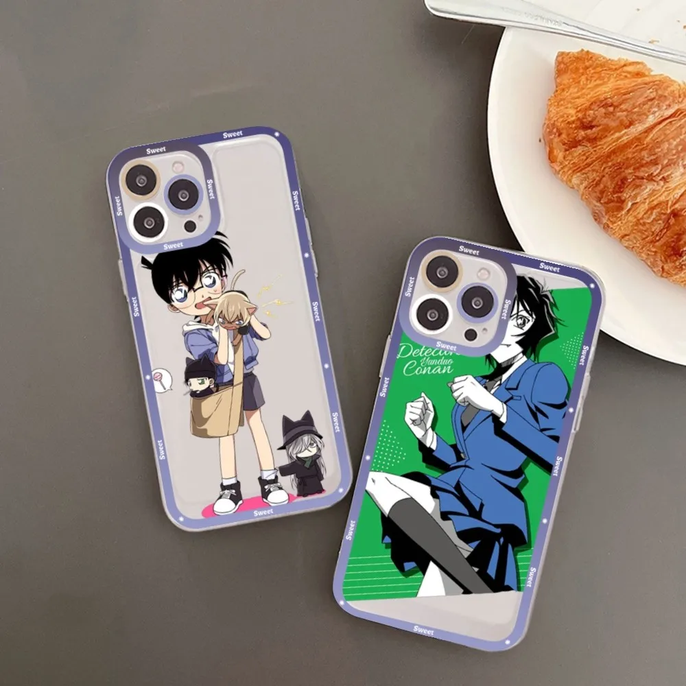 Custodia Per Telefono Anime Giapponese Detective Conan Per Samsung S 20 21 22 23 Lite Plus Cover Per Cellulare Ultra Trasparente Funda