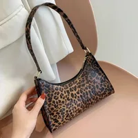 New Shoulder Bags for Women High Quality Zebra Underarm Handbags PU Leather Leopard Armpit Purse Bag - Image 4