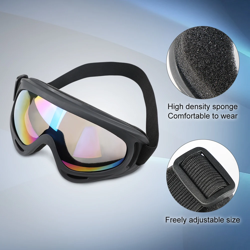 Windproof Sports Ski Goggles Riding Safety Glasses Motorcycle Eye Glasses Motocross Anti Uv Dustproof Motocross Sunglasses protective goggles,protective glasses,protective sunglasses