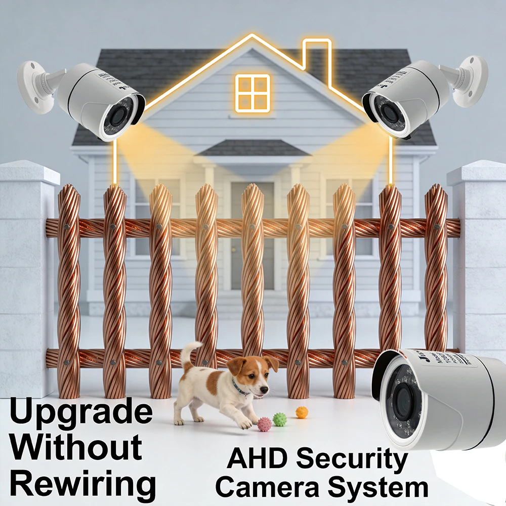 AHD Camera CCTV Video Security Surveillance Infrared NightVision Outdoor Indoor CVI 960H 1080P 5MP HD Home Cam Monitor 5