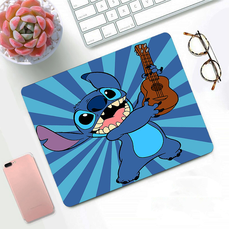 Stitch Kawaii Disney Small Mouse Pad Speed Gaming Accessories Vamilo Keyboard alfombrillas de ratÃ³n Gamer Mouse Mat Rug Mousepad