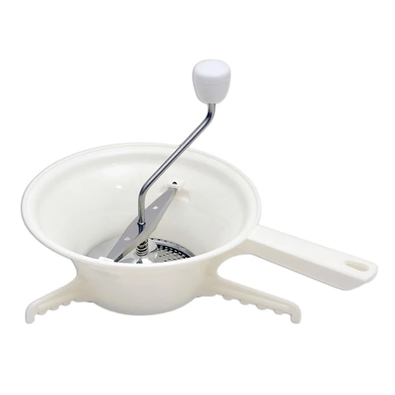 L99A-Food Mill For Vegetable Cutter With 3 Interchangeable Discs Food Mill Hand Cutter Milling For Tomato Sauce Potatoes