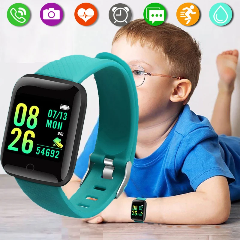 Children's Sports Smart Watch Led Digital Clock Waterproof Smartwatch Kids Heart Rate Monitor Fitness Tracker Watch Boy and Girl 2021 smart watch men women sport smartwatch fitness tracker watch for android ios heart rate monitor electronic clock waterproof