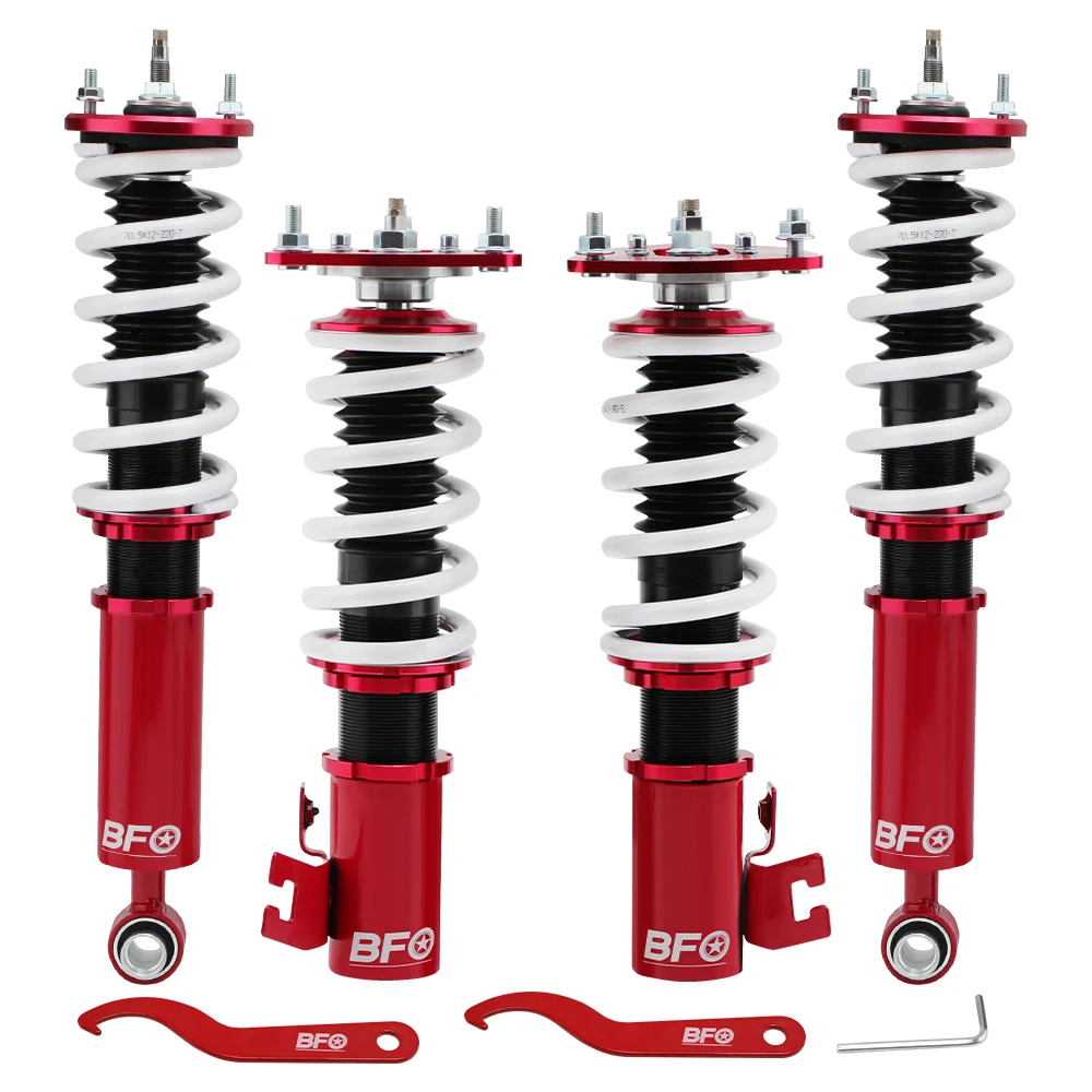 Bfo 24 Vie Pistoni Regolabili Coilovers Per Nissan S13 200Sx 240Sx 180Sx 89-1998 Coilovers Kit Di Abbassamento Della Sospensione