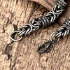 Vintage Braided Stainless Steel Men's Bracelet Hip Hop Simple Braided Lantern Hand Chain For Male boyfriend Trendy Bangle Gifts 2
