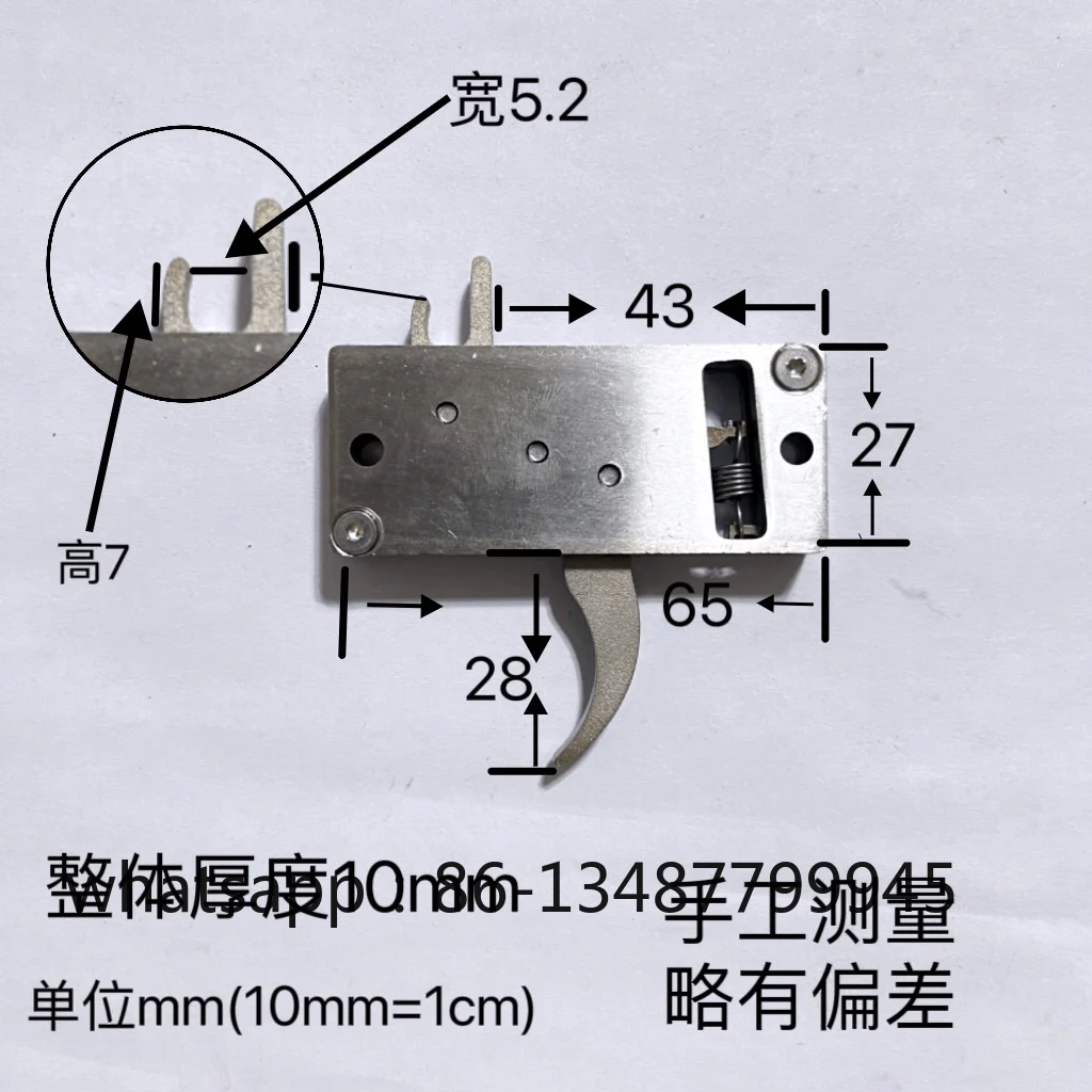 Stainless steel mechanical lock bow and arrow chord DIY universal accessories
