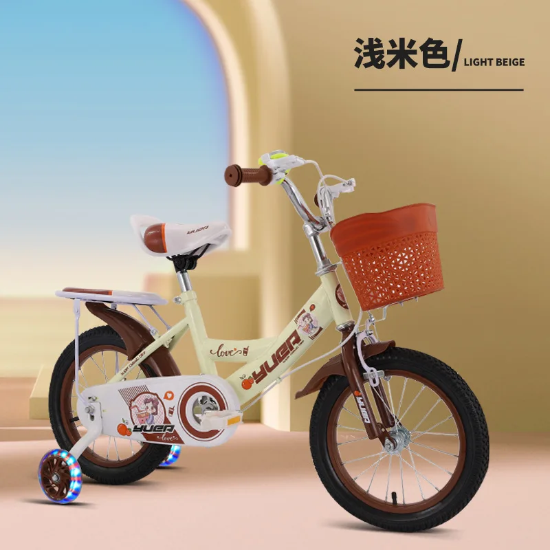 補助輪付き子供用自転車,12/14/16/18/20インチ,高炭素鋼フレーム,2〜10