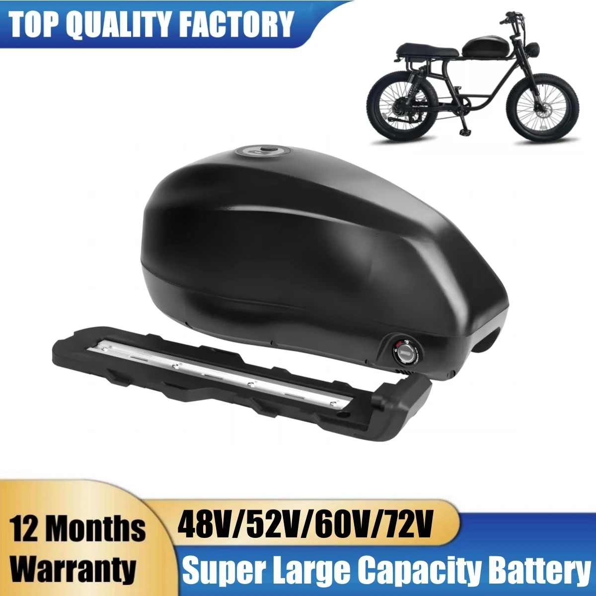 21700 Batteria Ebike 72V 60V 20Ah 25Ah Con Celle Samsung 48V 52V 36V Batteria Ad Alta Capacità Per Bici Elettrica Super 73 2000W