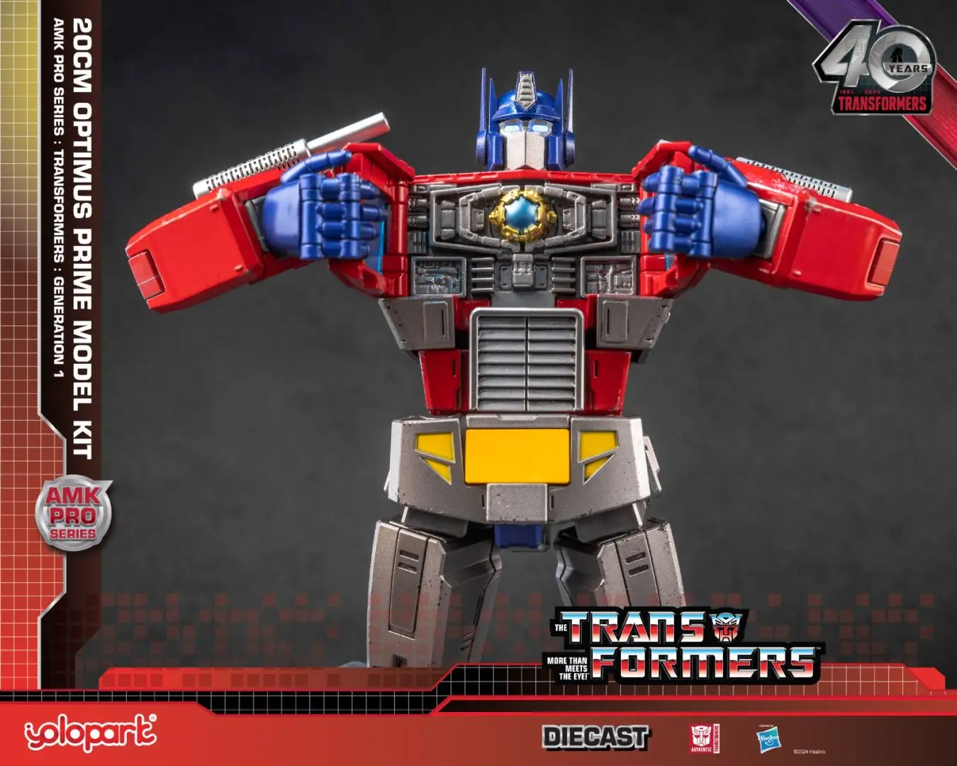 YOLOPARK Transformers Optimus Prime figure Toy Generation One AMK