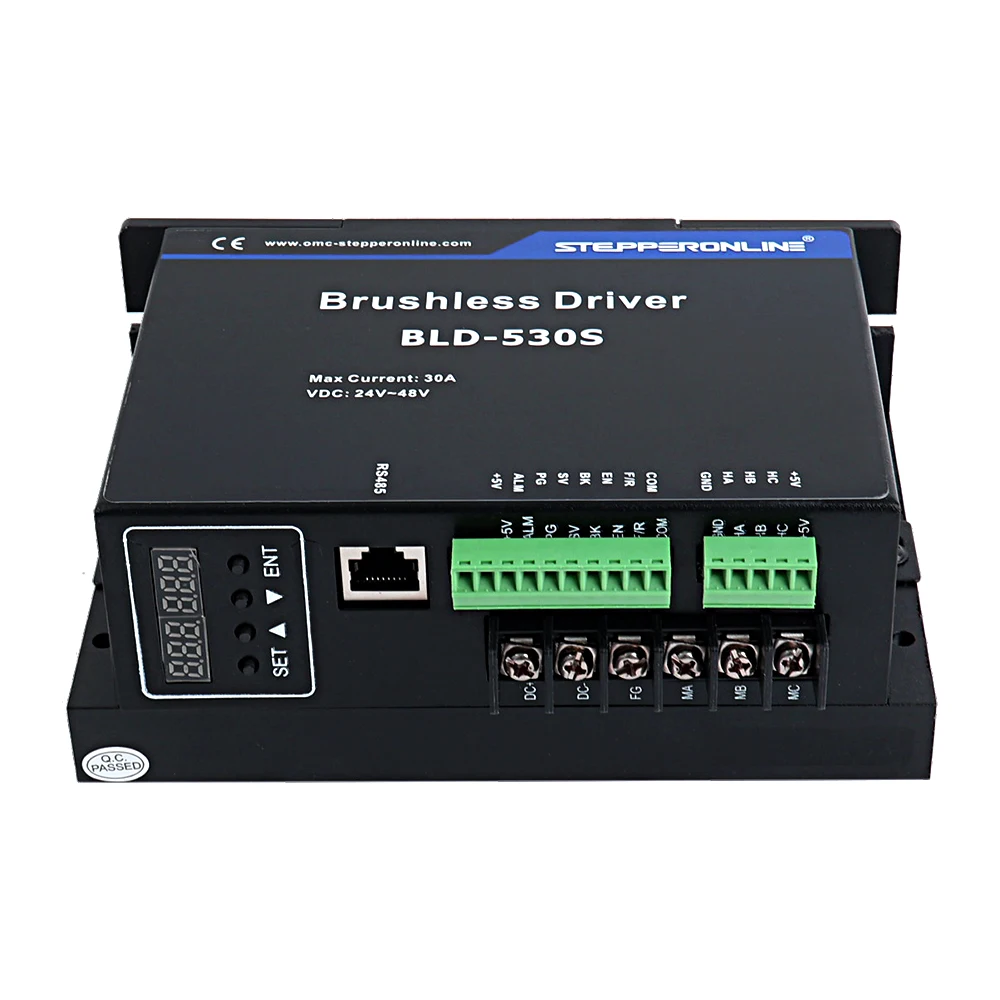 STEPPERONLINE Digital Brushless DC Motor Driver 24-48VDC Max 30.0A 600W