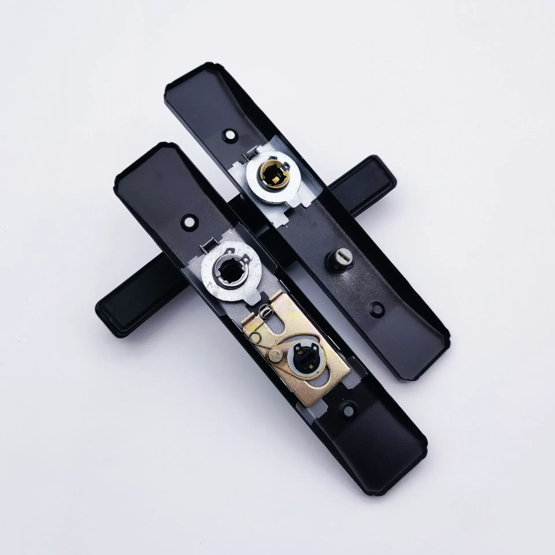 Keyless Bathroom Single Tongue Handle Door Lock