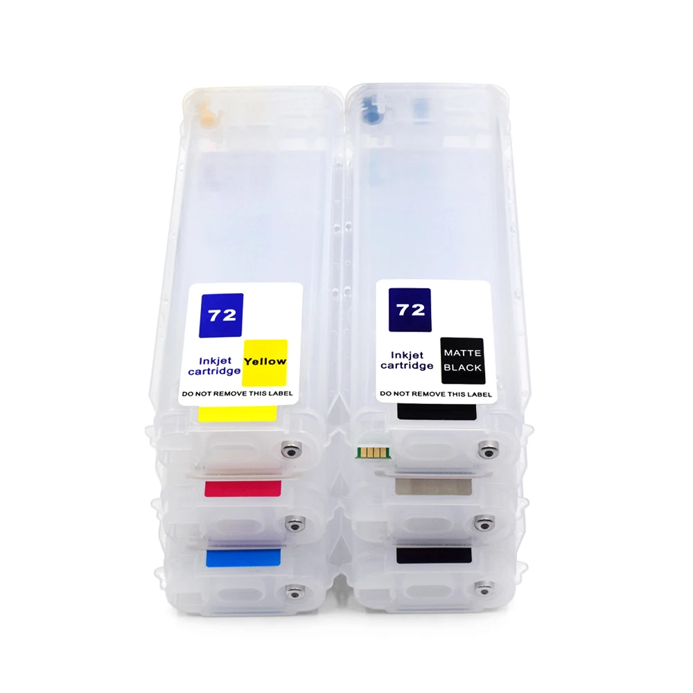 Printer Supplies Ink Cartridge Inkjet Ink Cartridge 280ML Refill Ink Cartridge With Auto Reset Chip For HP HP72 72 Designjet T610 T620 T770 T790 T1120 T1200 T1300 T2300 Printers