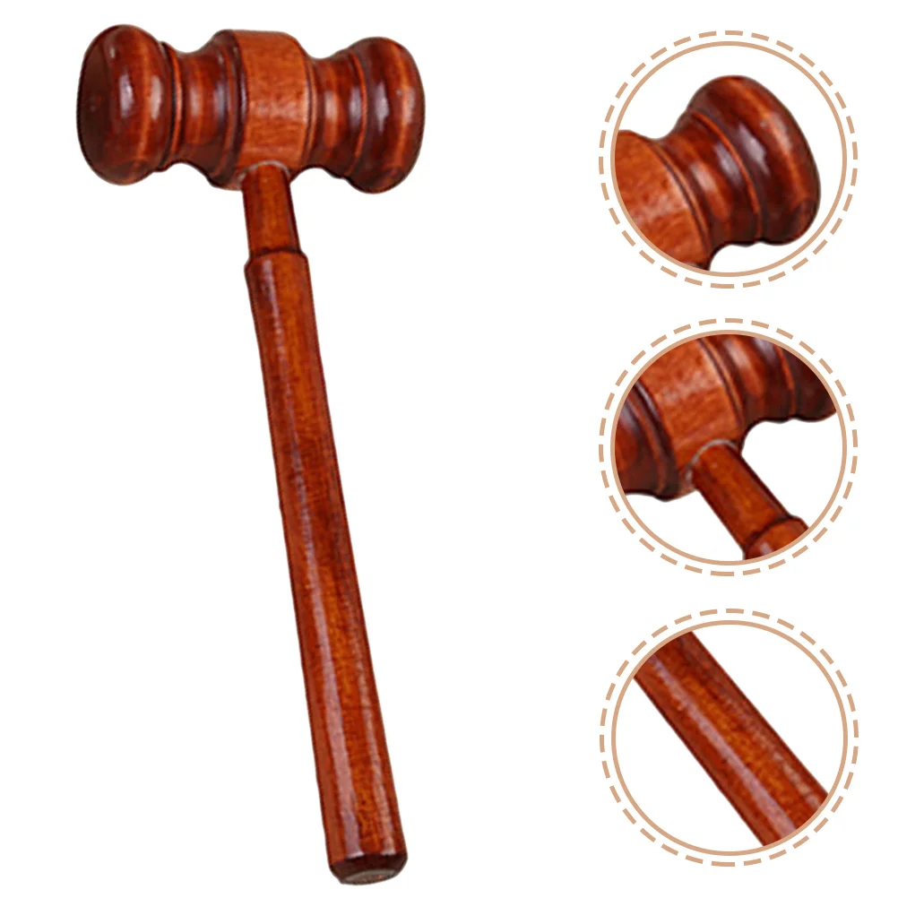 

Judge Hammer Shot Infant Toys Children Gavel for Auctions Wooden Law Plaything Toddler Baby Novel