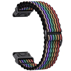 Two-Tone Nylon Strap for 22mm-instinct (Rainbow color)