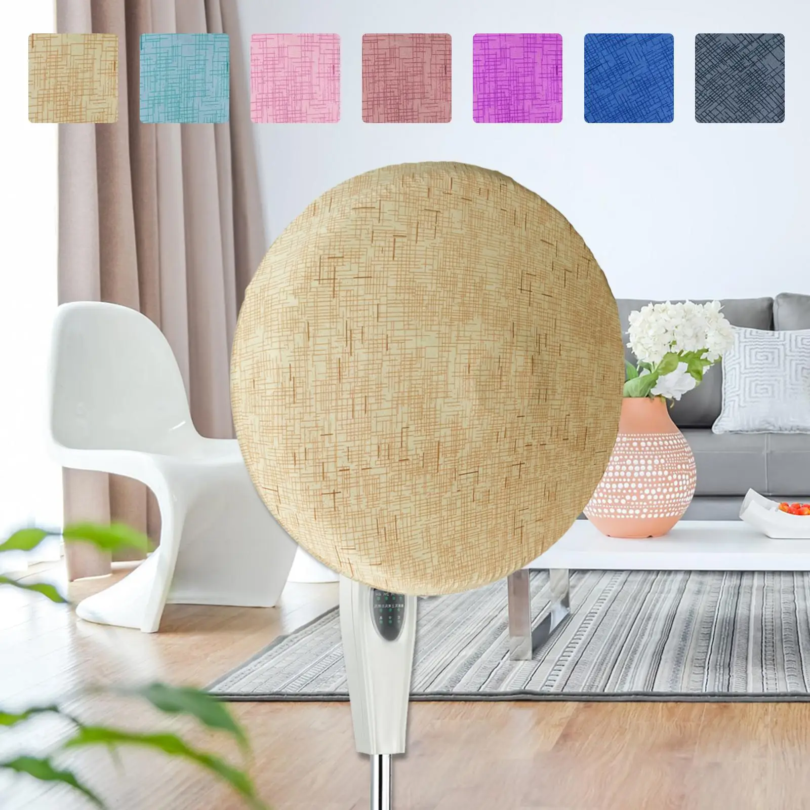 Copertura Antipolvere Per Ventola A Torre – Fodera In Tessuto, Circonferenza Max 60cm, Altezza 95-125cm - 5
