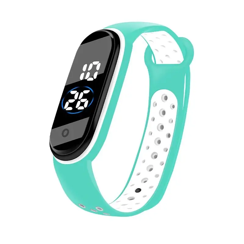 Best Selling Silicone Bracelet Electronic Watch Men's Sports Leisure Waterproof Women's Watch Couple Simple Men Digital Watch 