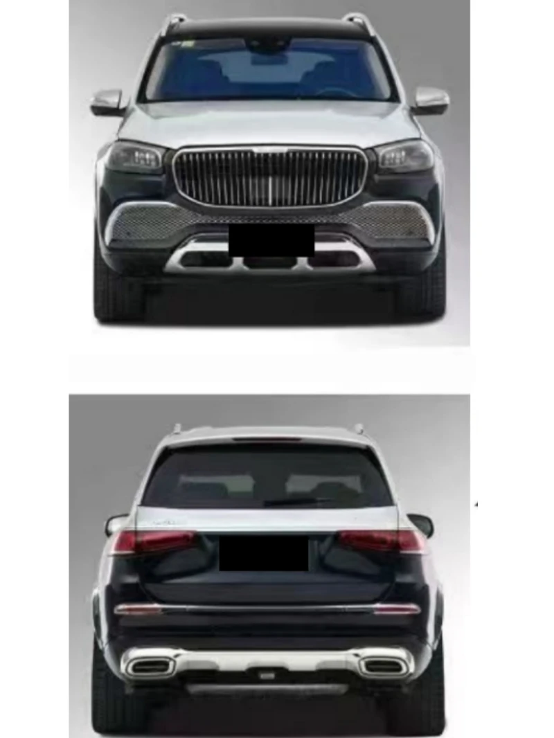 Car Body Kit for Mercedes Benz GL X164 Upgraded to GLS X167 Style Front Rear Bumper Engine Hood Headlight Taillight Fender