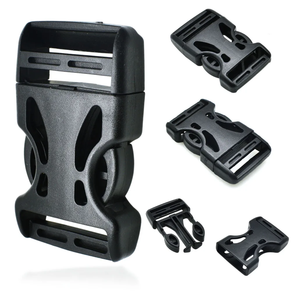 10-Pack Multi-Size Webbing Detach Buckles for Bags and Travel Accessories