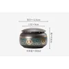 Creative Purple Sand Tea Canister Ceramic Seal Candy Jar Portable Coffee Beans Nut Medicinal Herb Storage Box Food Container New 6