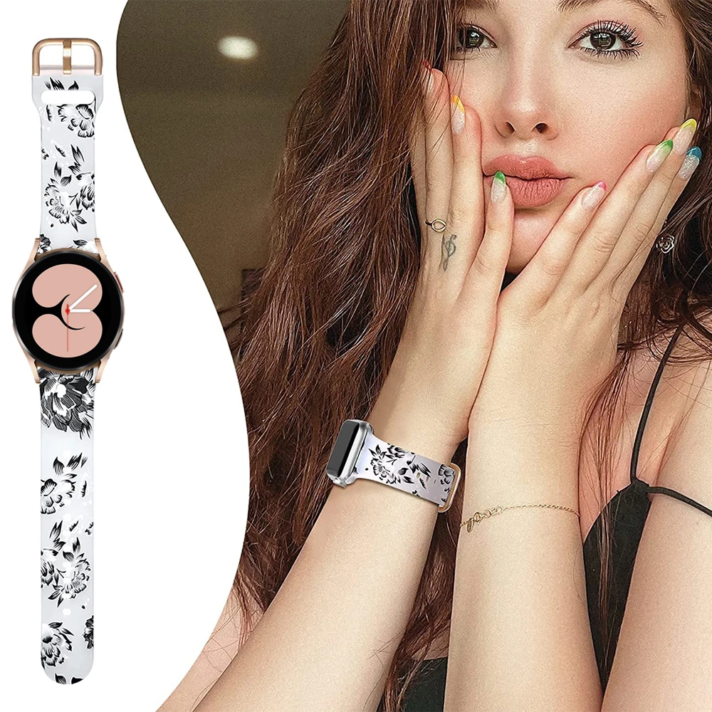 Transparent 20mm Soft Silicone Bracelet Strap