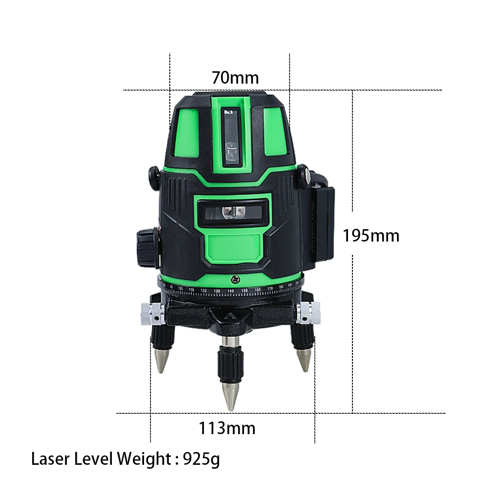 360&deg; Laser Level With Tripod Self Leveling Cross Line For Construction