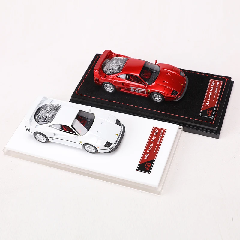 Voiture Miniature Ferrari F40 LBWK Racing 1:64 - Top Art, Métal, Rouge - Modèle 2023 Neuf