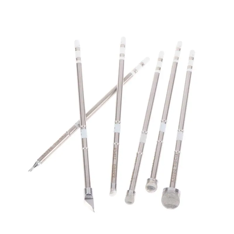 High-Quality T12-BK/SKU/C6/C8/C10/C15 Welding Iron Tips for OLED&STC-LED T12 Soldering Station P9/M8/9501 Handle Rework