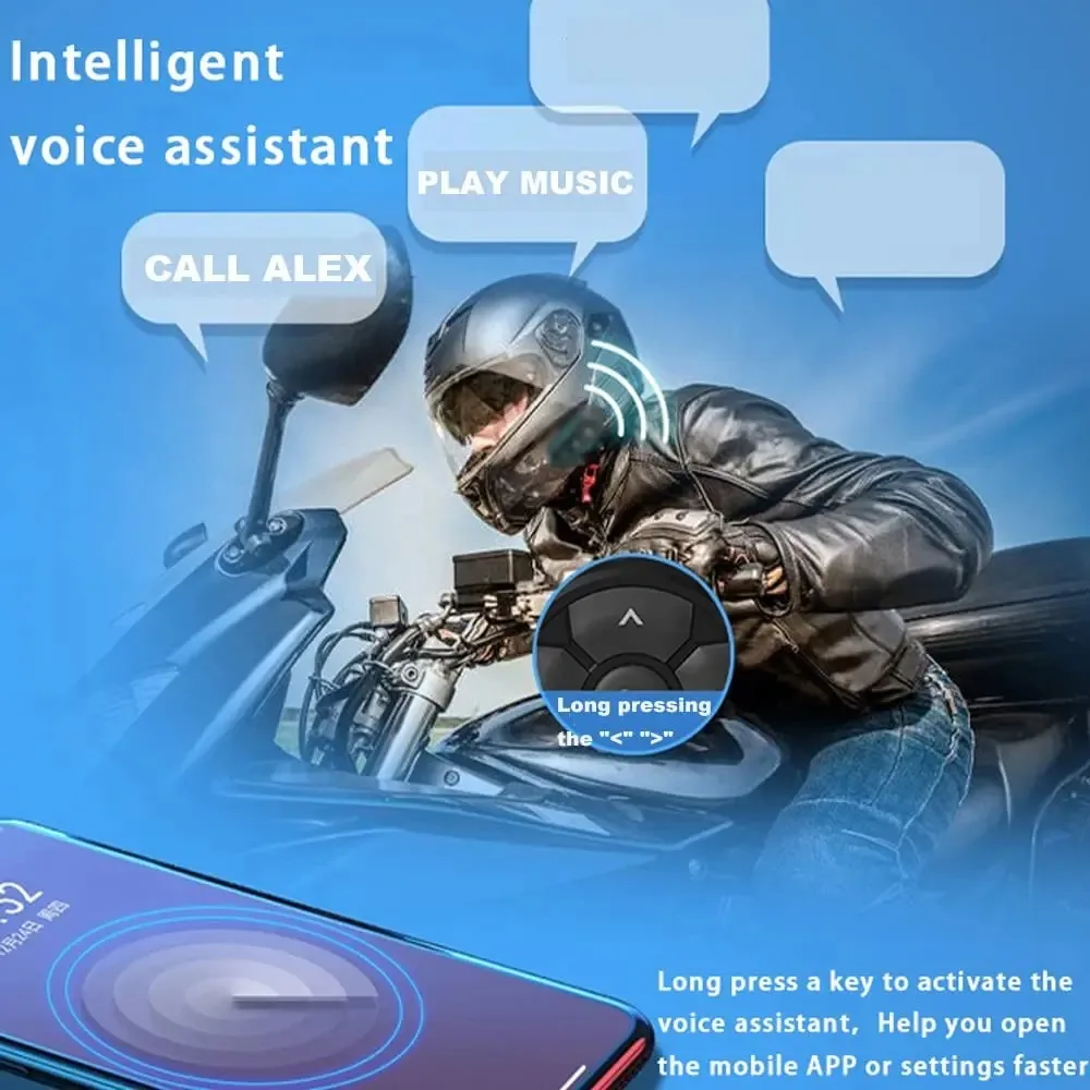 Wireless Bluetooth 5.3 Remote Controller IPX6 Waterproof Wireless Controller for