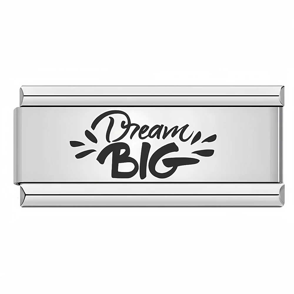 Love Family Dad Mom Italienische Charm-Links, modularer Anschluss, passend für 9 mm Edelstahl-Armbänder für DIY-Herstellung von Schmuckzubehör – Detail 13