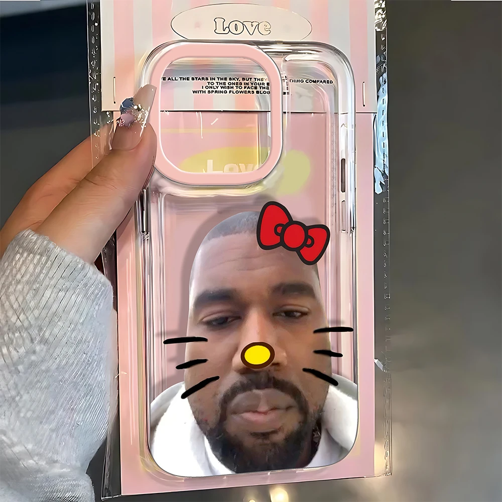 Kanye West YE Transparent Soft TPU Back Cover Phone Case