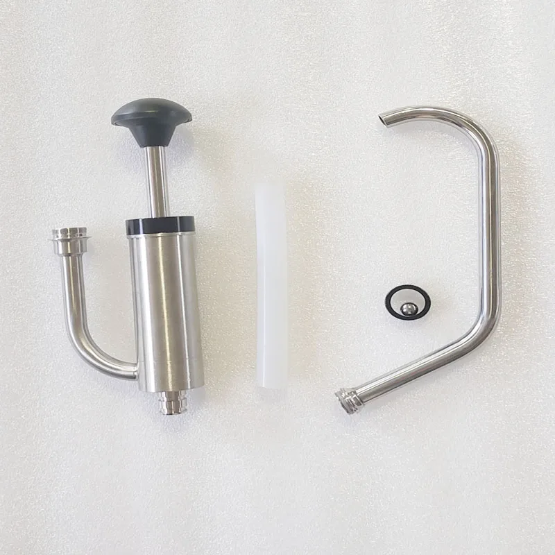 Stainless Steel Sauce Dispenser Pump Commercial Condiment Squeeze Ketchup Pressure Cooking Pump Dispenser High Quality