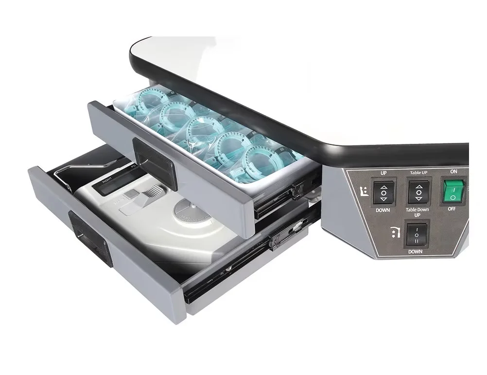 Attrezzatura ottica professionale Optometria Strumenti oftalmici Tavolo e sedia combinati per negozio ottico - immagine 4