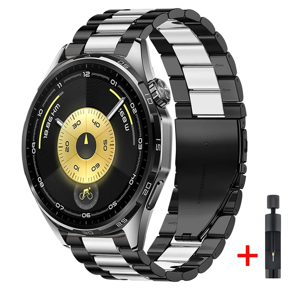 Elegant 22mm Metal Strap - Fashion Wristband
