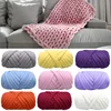 500g/Set Super Thick Soft Chunky Wool Gaint Yarn For Wintery Hat Dolls Glove Blanket At Low Price DIY Bulky Arm Knitting Roving 1