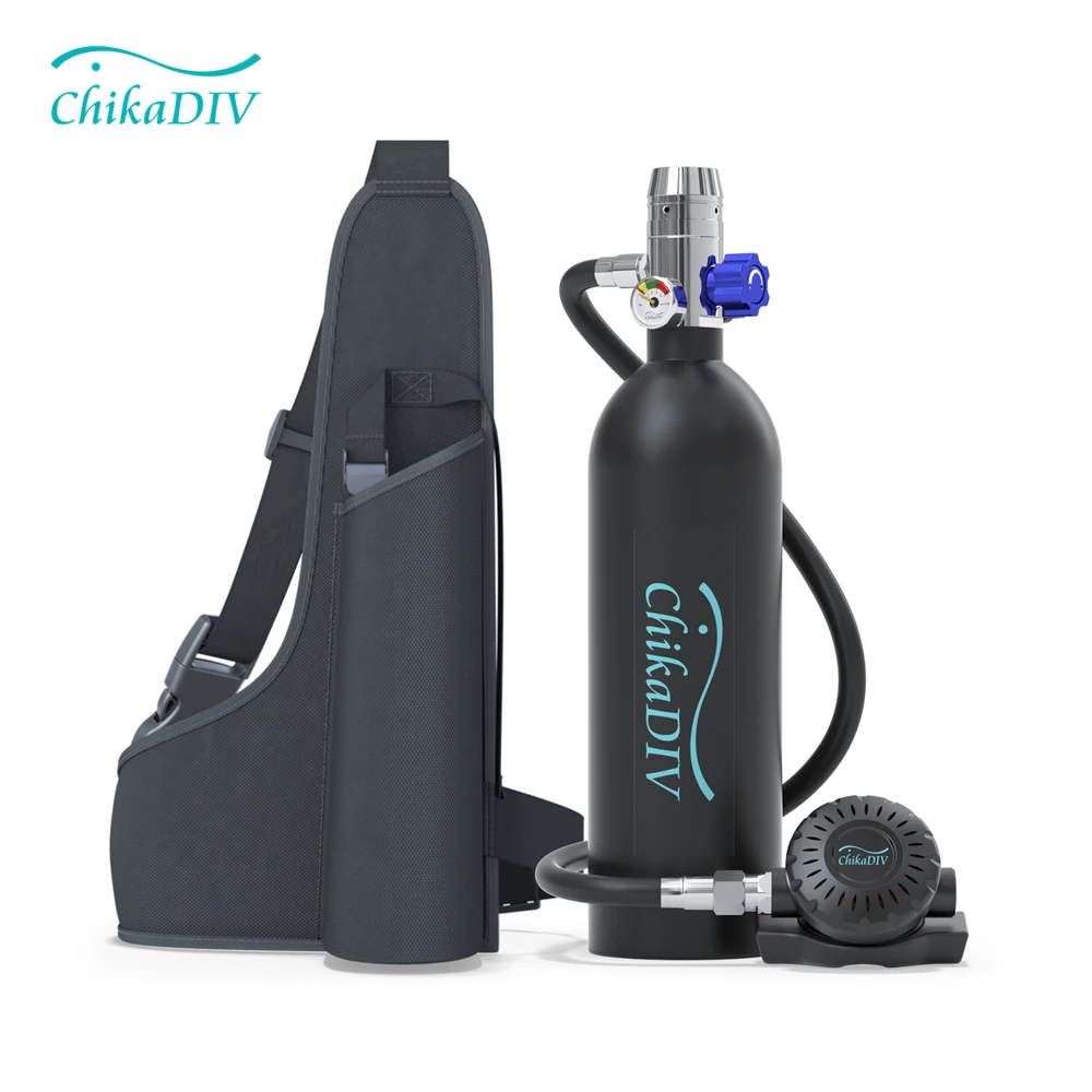 Chikadiv C400 Scuba Diving/Snorkel Tank Equipment Mini Scuba Diving Cylinder Bottle Snorkeling Set Oxygen Tank Dive Equipment diving snorkel swimmers snorkel swimming snorkel scuba diving buoy scuba diving mouthpiece scuba diving tank valve cover scuba diving hose