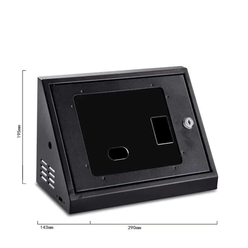 Origional UF100 Face Recognition Protect Box Time Attendance Machine With WIFI Fingerprint Reader TCP/IP Clock Protect Box
