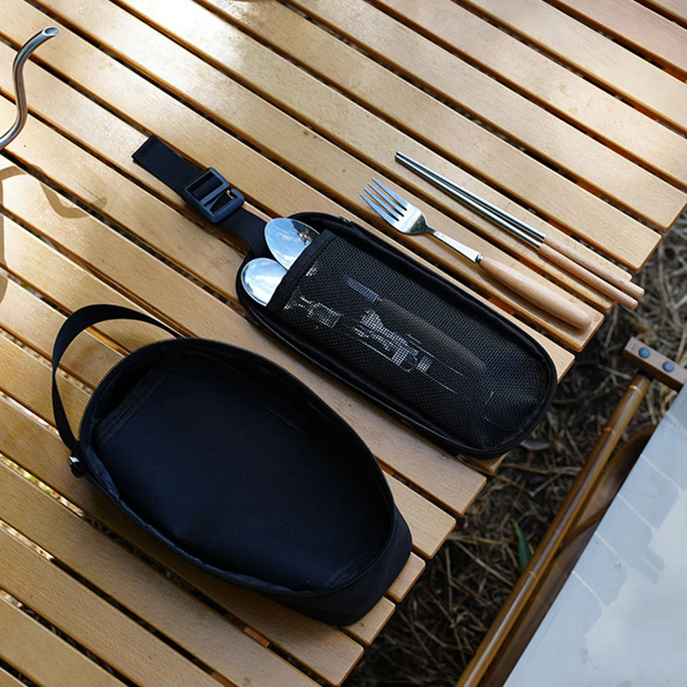 Camping Cookware Storage Bag Multifunctional Outdoor BBQ Cookware Bag Waterproof Camping Utensils Bag for Outdoor Picnic Tool