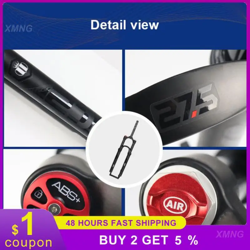 

Mountain Bike Shock Absorber Fork I-shaped Black Front Fork Equipment Bike Air Fork Aluminum Alloy Riser Unique