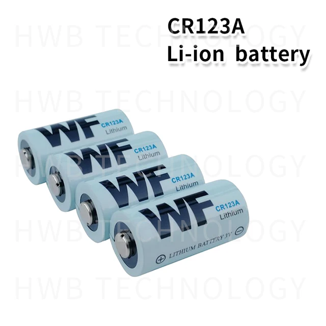 Pila CR123A 123A 3V. 1200mAh Litio Recargable (Unidad) Pila CR123A