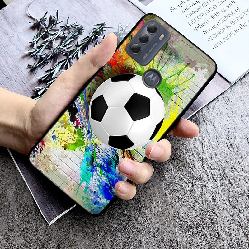 Football Soccer Ball Design Phone Case – Durable and Stylish Protection