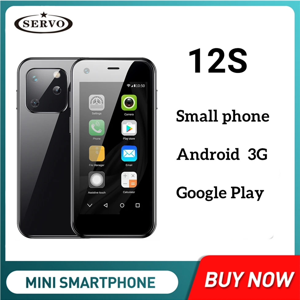 SERVO 12S Mini Smartphone Android 3G WCDMA Network 2.5" Screen Camera WIFI Bluetooth