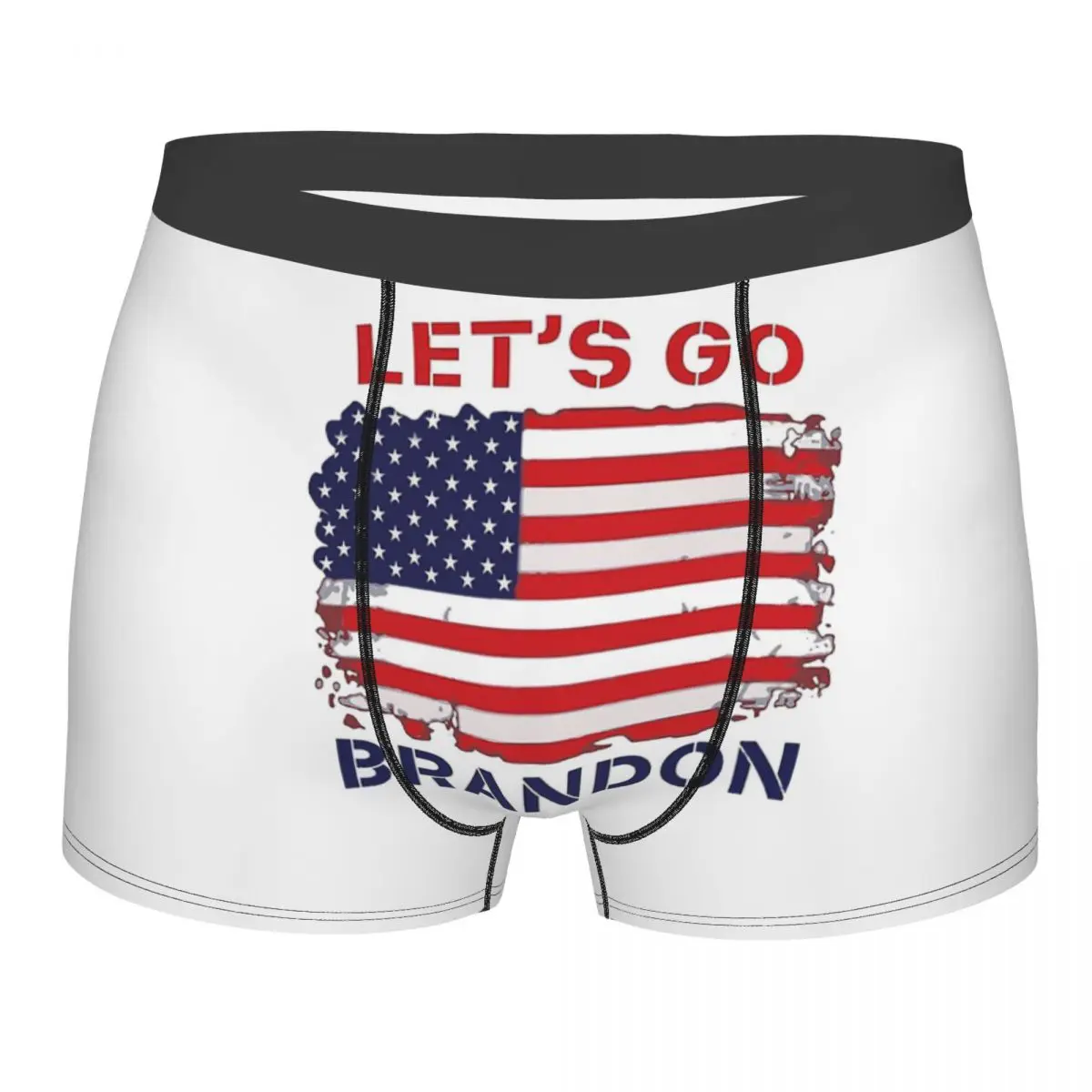 Let's Go Brandon LMen Women Vintage American National Flag Underpants Panties Men's Underwear Sexy Shorts Boxer Briefs