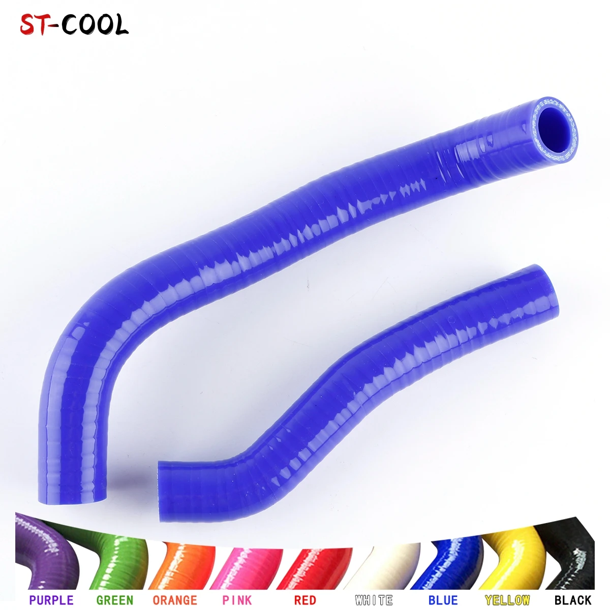 

FOR KAWASAKI KFX 400 2003-2007 2004 2005 2006 KFX400 Silicone Radiator Hoses Tube Pipe Kit 2Pcs 10 Colors