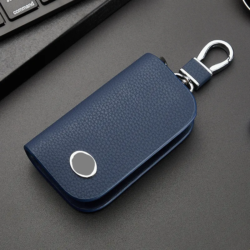 Luxurious Genuine Leather Car Key Holder and Wallet