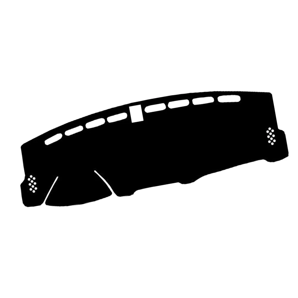 

Черный полиэстеровый самоклеящийся чехол для приборной панели автомобиля, коврик для приборной панели, подходит для Hyundai Venue 2019 2020 2021 2022 2023, левый руль